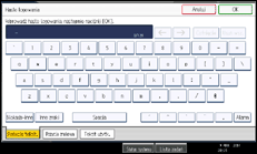 Ilustracja ekranu panela operacyjnego