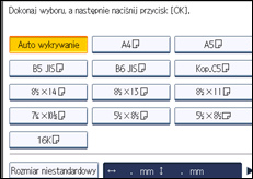 Ilustracja ekranu panela operacyjnego