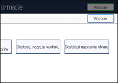 Ilustracja ekranu panela operacyjnego