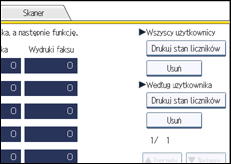 Ilustracja ekranu panela operacyjnego