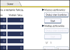 Ilustracja ekranu panela operacyjnego
