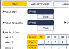Ilustracja ekranu panela operacyjnego