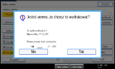 Ilustracja ekranu panela operacyjnego