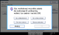 Ilustracja ekranu panela operacyjnego