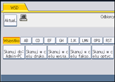 Ilustracja ekranu panela operacyjnego