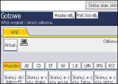 Ilustracja ekranu panela operacyjnego