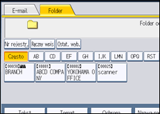 Ilustracja ekranu panela operacyjnego