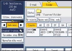 Ilustracja ekranu panela operacyjnego