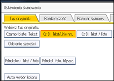 Ilustracja ekranu panela operacyjnego