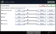 Ilustracja ekranu panela operacyjnego