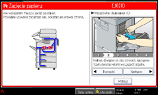 Ilustracja ekranu panela operacyjnego