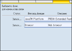 Иллюстрация экрана панели управления