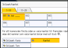 Bild av användarpanelens skärm