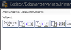 Bild av användarpanelens skärm