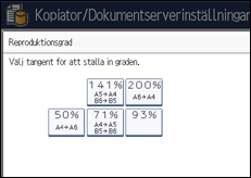 Bild av användarpanelens skärm
