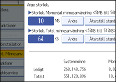 Bild på användarpanelen