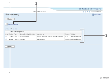 Bild av webbläsarens skärm (numrerad)