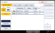 Bild av användarpanelens skärm