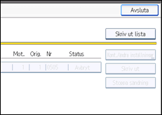 Bild av användarpanelens skärm
