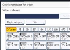 Bild av användarpanelens skärm