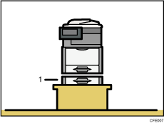 Bild på hur du installerar pappersmatningsenheten