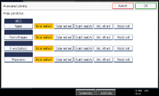 Bild av användarpanelens skärm