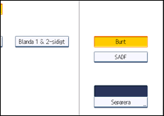 Bild av användarpanelens skärm