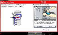 Bild av användarpanelens skärm