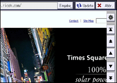 Abbildung Bedienfeld-Display