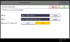 Abbildung Bedienfeld-Display