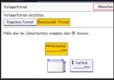 Abbildung Bedienfeld-Display