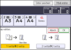 Abbildung Bedienfeld-Display