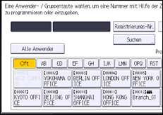 Abbildung Bedienfeld-Display