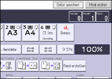 Abbildung Bedienfeld-Display