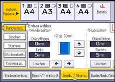 Abbildung Bedienfeld-Display