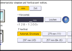 Abbildung Bedienfeld-Display