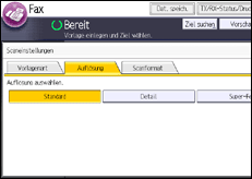Abbildung Bedienfeld-Display