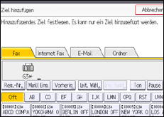 Abbildung Bedienfeld-Display