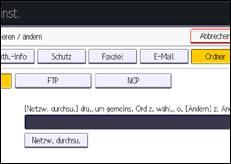 Abbildung Bedienfeld-Display