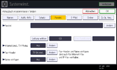 Abbildung Bedienfeld-Display