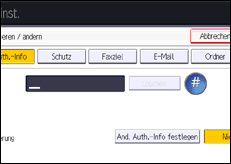 Abbildung Bedienfeld-Display