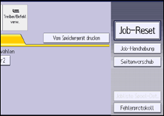 Abbildung Bedienfeld-Display