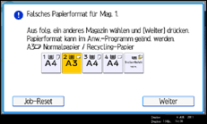 Abbildung Bedienfeld-Display