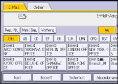 Abbildung Bedienfeld-Display