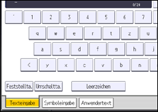 Abbildung Bedienfeld-Display