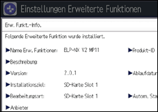 Abbildung Bedienfeld-Display