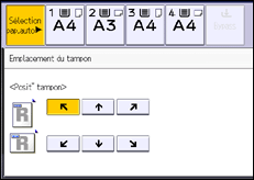 Illustration de l'écran du panneau de commande