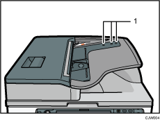 Illustration de l'ADF avec numérotation