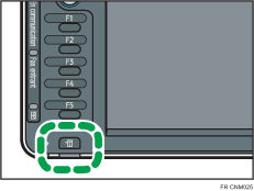 Illustration de la touche Vérifier état