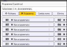 Illustrazione schermata pannello di controllo